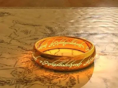 One Ring- Lord of the Rings 3D print model