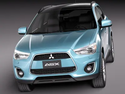 Mitsubishi ASX 2011 3D model