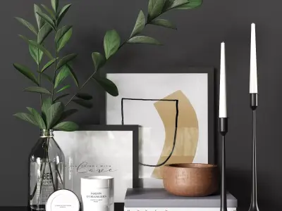 Decorative set 3D model