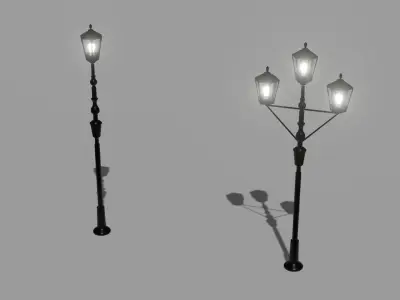 Street Lamp Free 3D model purchase