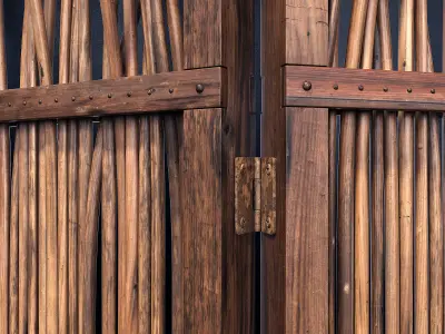 Screen branch crooked decor n5 3D model