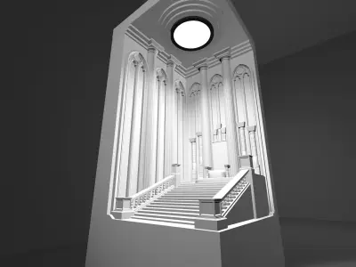 Table Lamp Miniature - For 3d print or concrete mold 3D print model