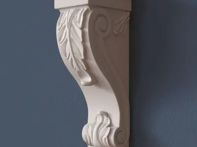 Decorative Corbel 3D model shop