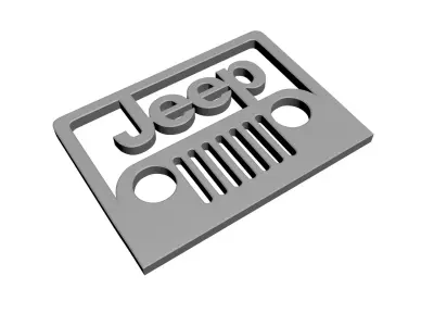 Jeep Logo 3D print model