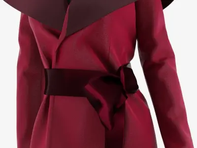 Woman And Kid Luxury Clothes 3D model