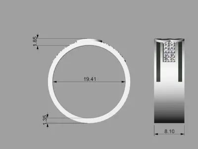 Gold N1293 3D print model