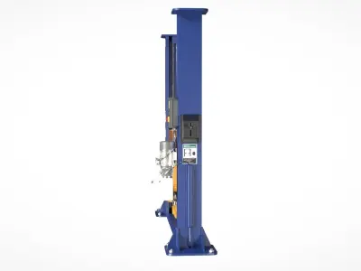 2 Post Car Lift Low-poly 3D model