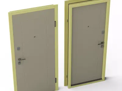 Aola Door 3D model