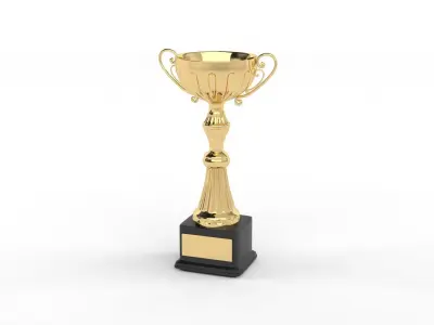 Cups Trophy 3D model 5