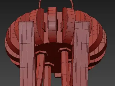 CURREY AND COMPANY COQUETTE CHANDELIER 3D model