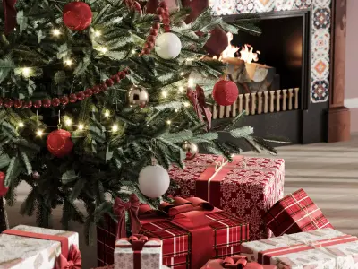Christmas Decoration Set 05 3D model