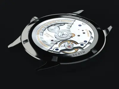 Nomos Club Sport Neomatik 42 Luxury watch with movement 3D model