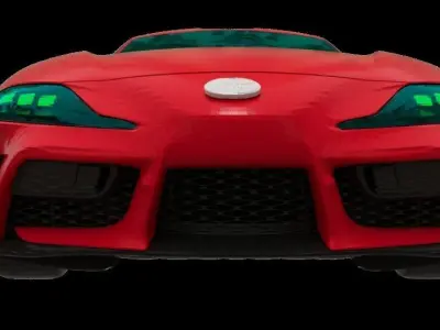 Car  Toyota Supra 2019 3D Model Low-poly 3D model