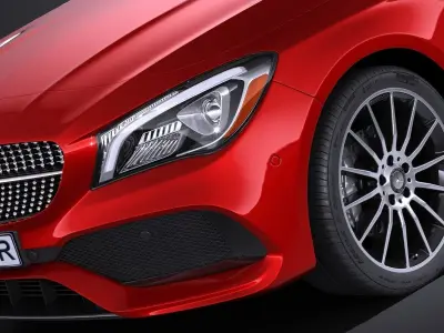 Mercedes-Benz CLA 2017 3D model