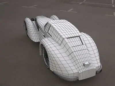 alfa romeo 8c 2900b 3D model