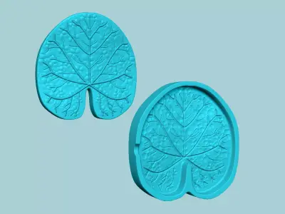 Judas Tree Leaf - Molding Artificial EVA Craft 3D print model