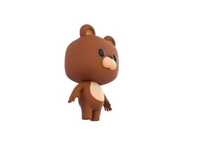 Cartoon Bear 3D model order