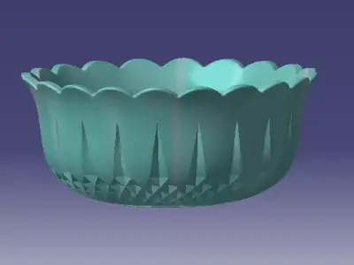 opera med bowl for printing and producing 3D print model