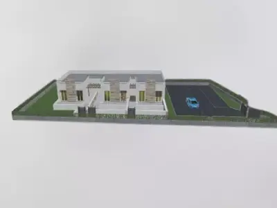 modern house  3D model
