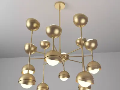 Seed Chandelier 3D model