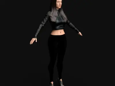 FEMALE CHARACTER  3D model