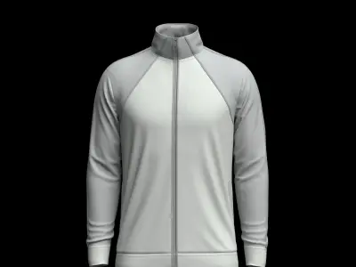 Raglan jacket 3d model 3D model