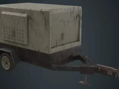 Generator 1B Low-poly 3D model