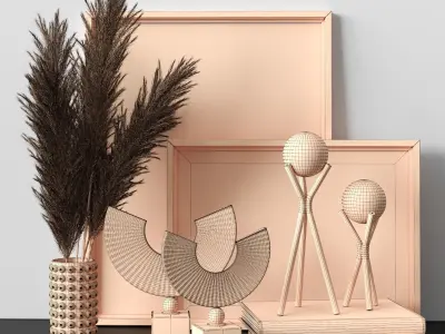 Decorative sets 015 3D model