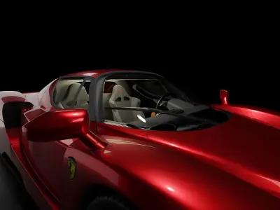 Ferrari Enzo Realistic 4k  Low-poly 3D model