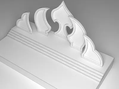 Wedding Stage 3D model