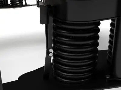 Train Wheels 3D model