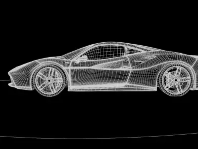 Ferrari 488 3D model