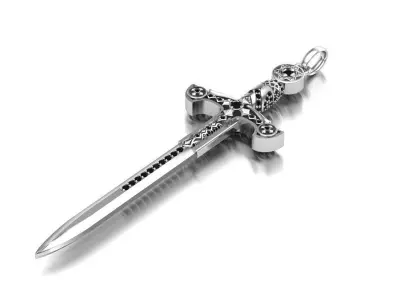 Sword Necklace 3D print model