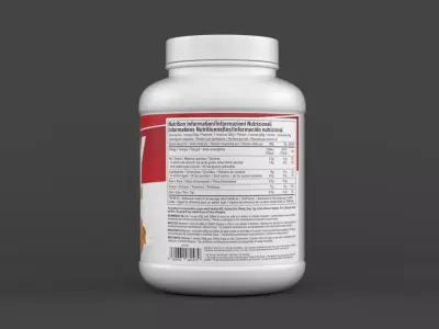 Protein Powder 3D model