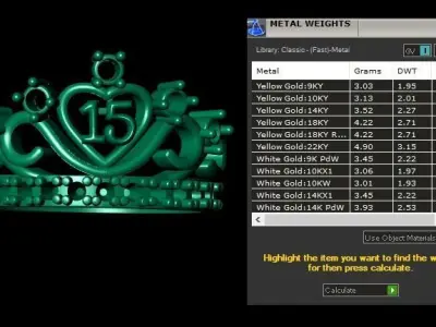 Luxury Crown Diamond Ring 3d Printable Model 3D print model