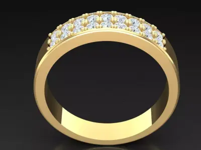 Luxury Men Rings Designs 4MR031 3D print model