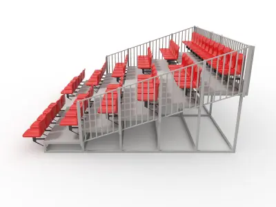 Bleachers 5 3D model