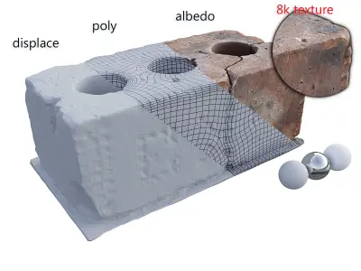 Brick  3d Scan 3D model