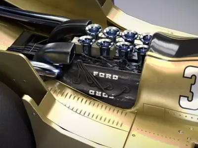 Arrows A2 - 1979 Formula 1 Car - Vintage  Low-poly 3D model