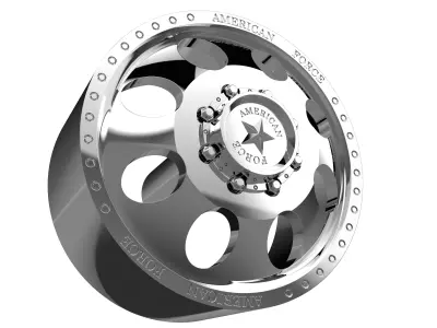 AMERICAN FORCE DB01 RADIAL DBO WHEEL 3D print model