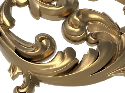  decorative pattern ready for 3D printing 3D model 349