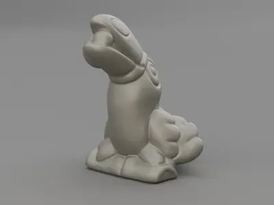 Ceramic Toucan parrot 3D print model