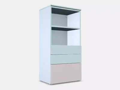 SMASTAD - PLATSA Bookcase 4 Low-poly 3D model