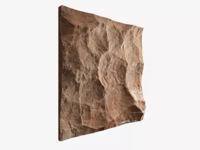 204-RockPanel piece of rock 3D model
