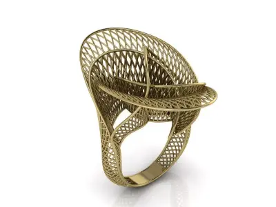 Ultra Vision Ring Jewelry 3D print model 2
