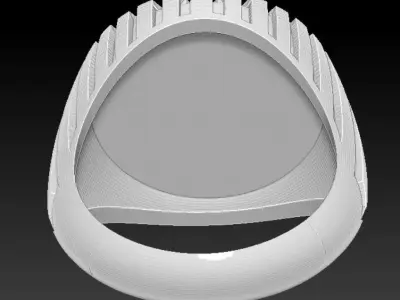 Modern X Ring 3D print model