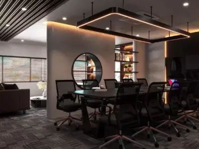 Office Room Interior Mode 3D model
