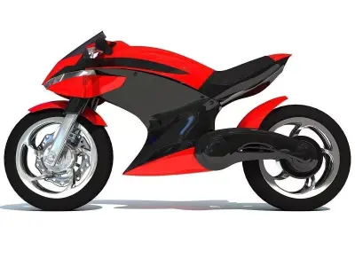 Free Sport Bike Concept 3D Model Free 3D model