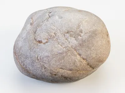 Small Stone 04 PBR Low-poly 3D model