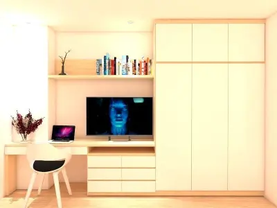 apartment tv cabinet design for living room Free 3D model